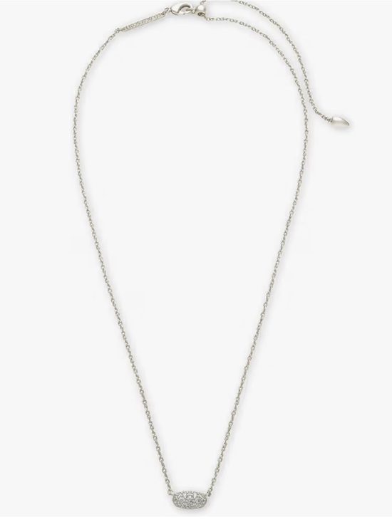 Kendra Scott Jewelry - Kendra Scott Grayson Crystal SILVER necklace